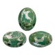 Les perles par Puca® Samos kralen Opaque green turquoise new picasso 63130/65400